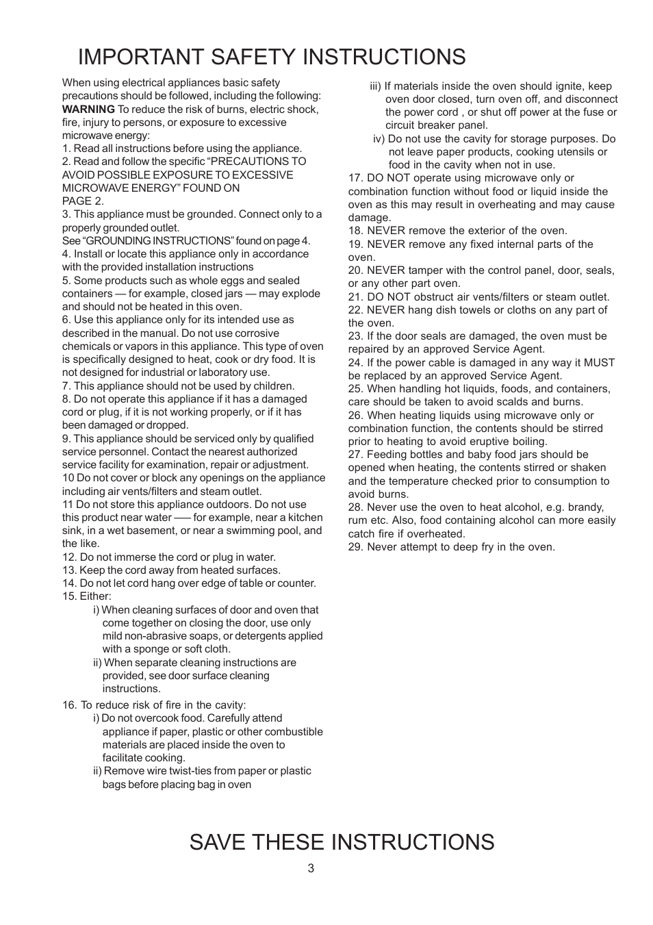 Merrychef 402s User Manual | Page 3 / 16