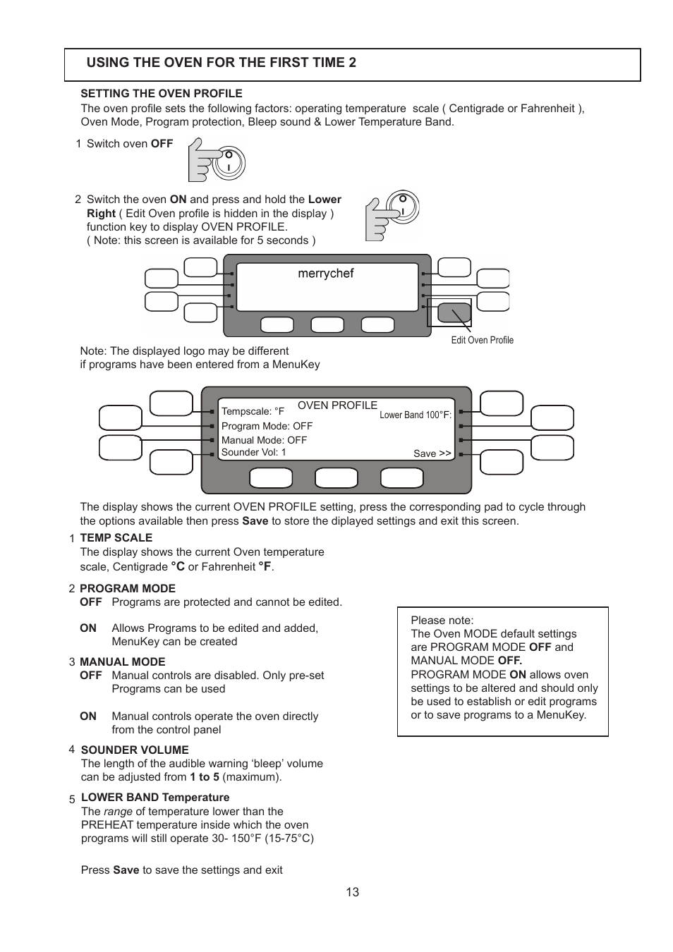 Merrychef 402s User Manual | Page 13 / 66
