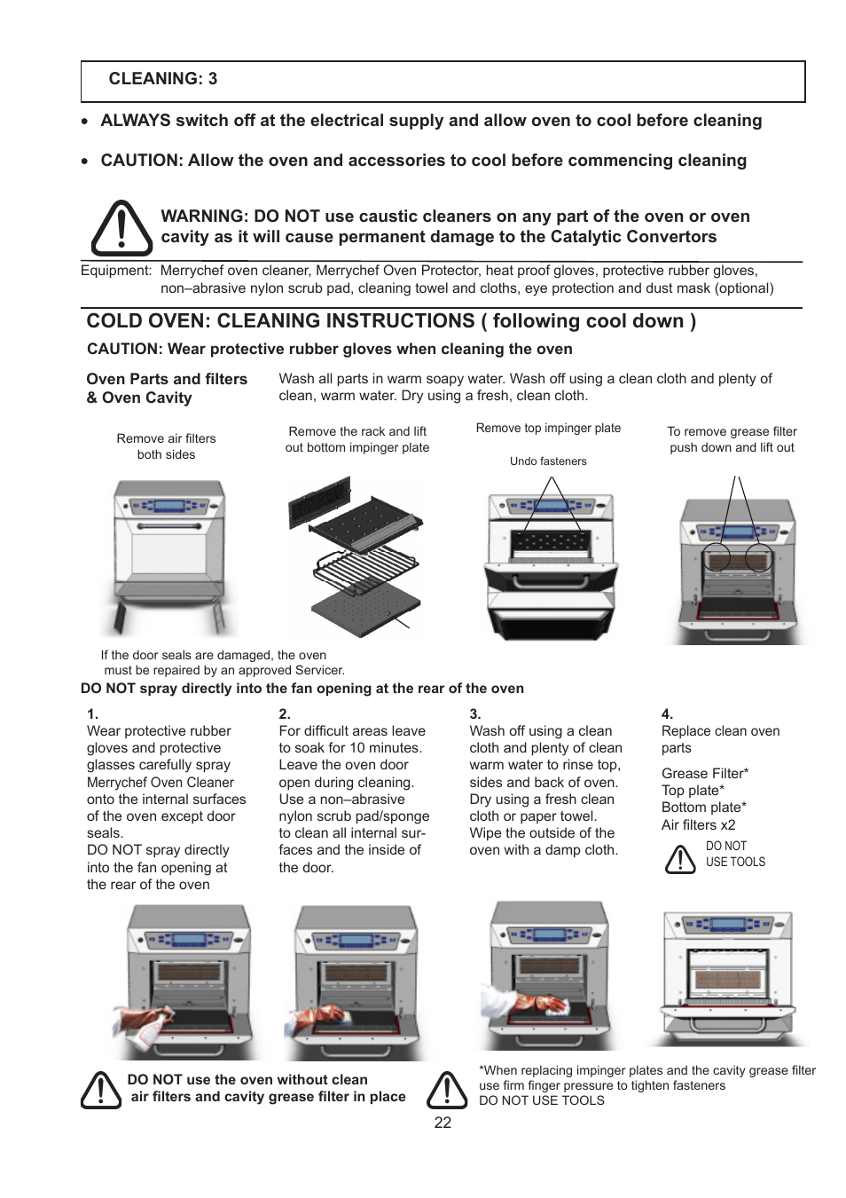 Merrychef 402s User Manual | Page 22 / 66