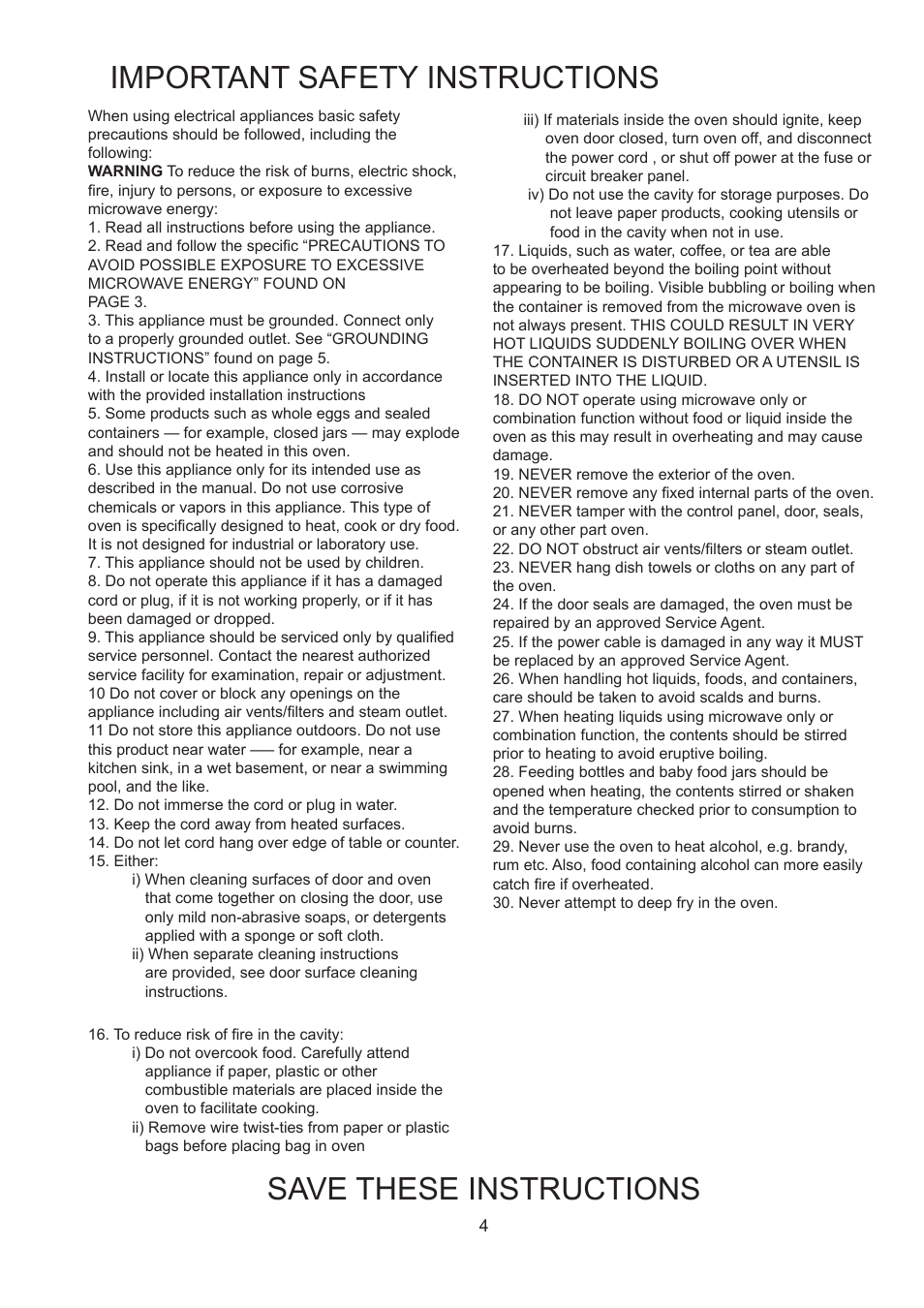 Merrychef 402s User Manual | Page 4 / 66