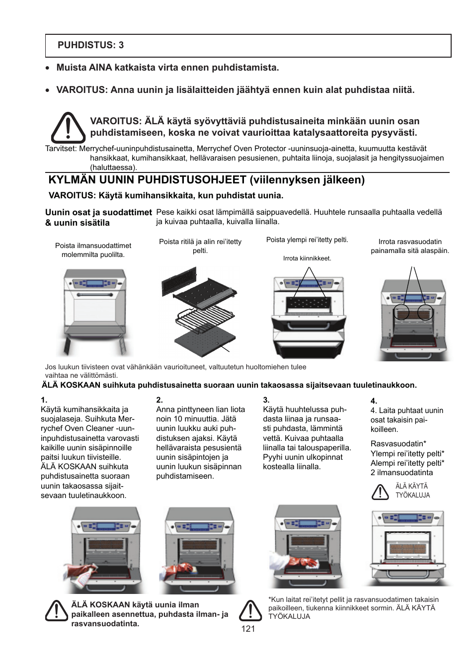 Merrychef 402s User Manual | Page 121 / 142