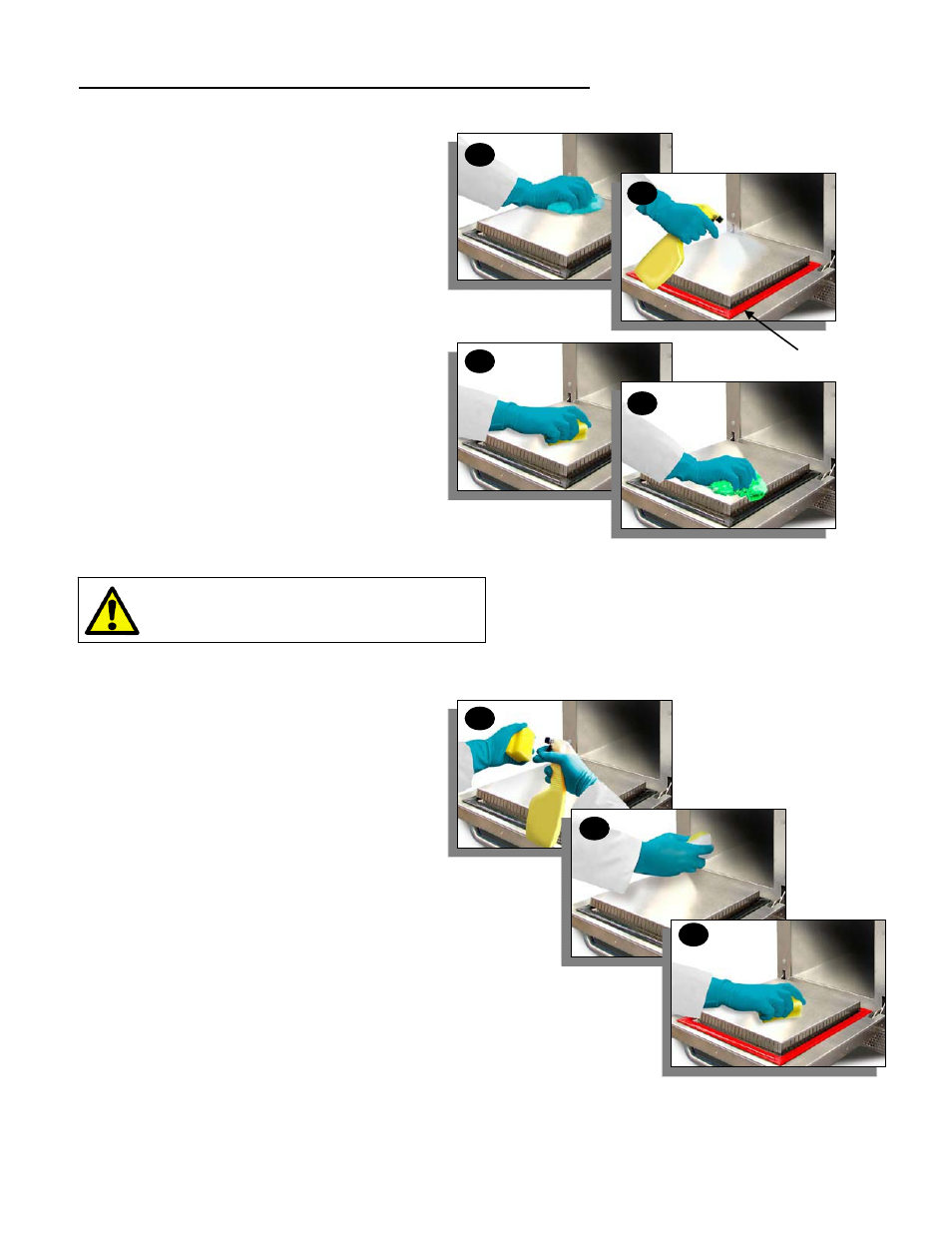 Cooling the oven down before cleaning (cont’d) | Merrychef eikon e6 User Manual | Page 15 / 20