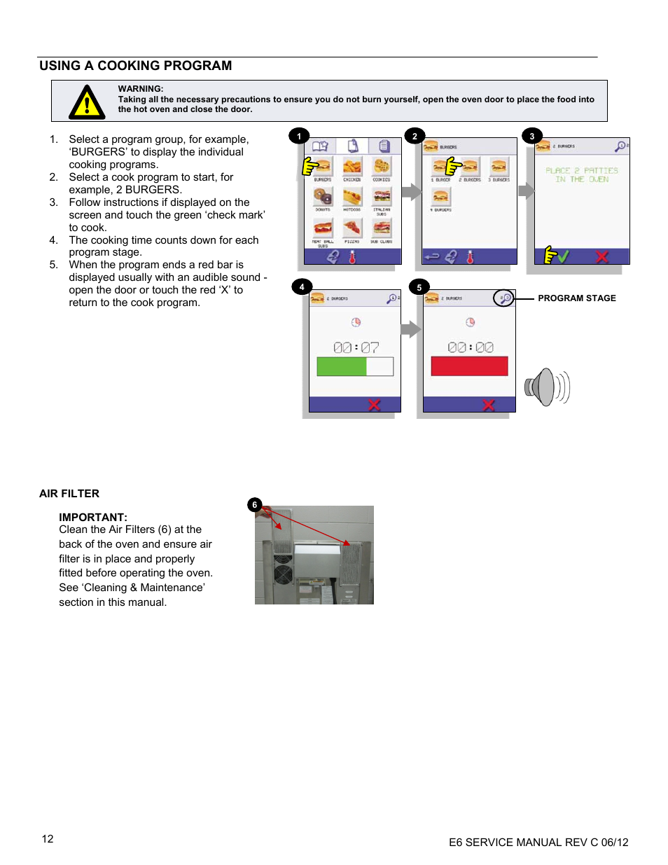 Merrychef eikon e6 User Manual | Page 12 / 64