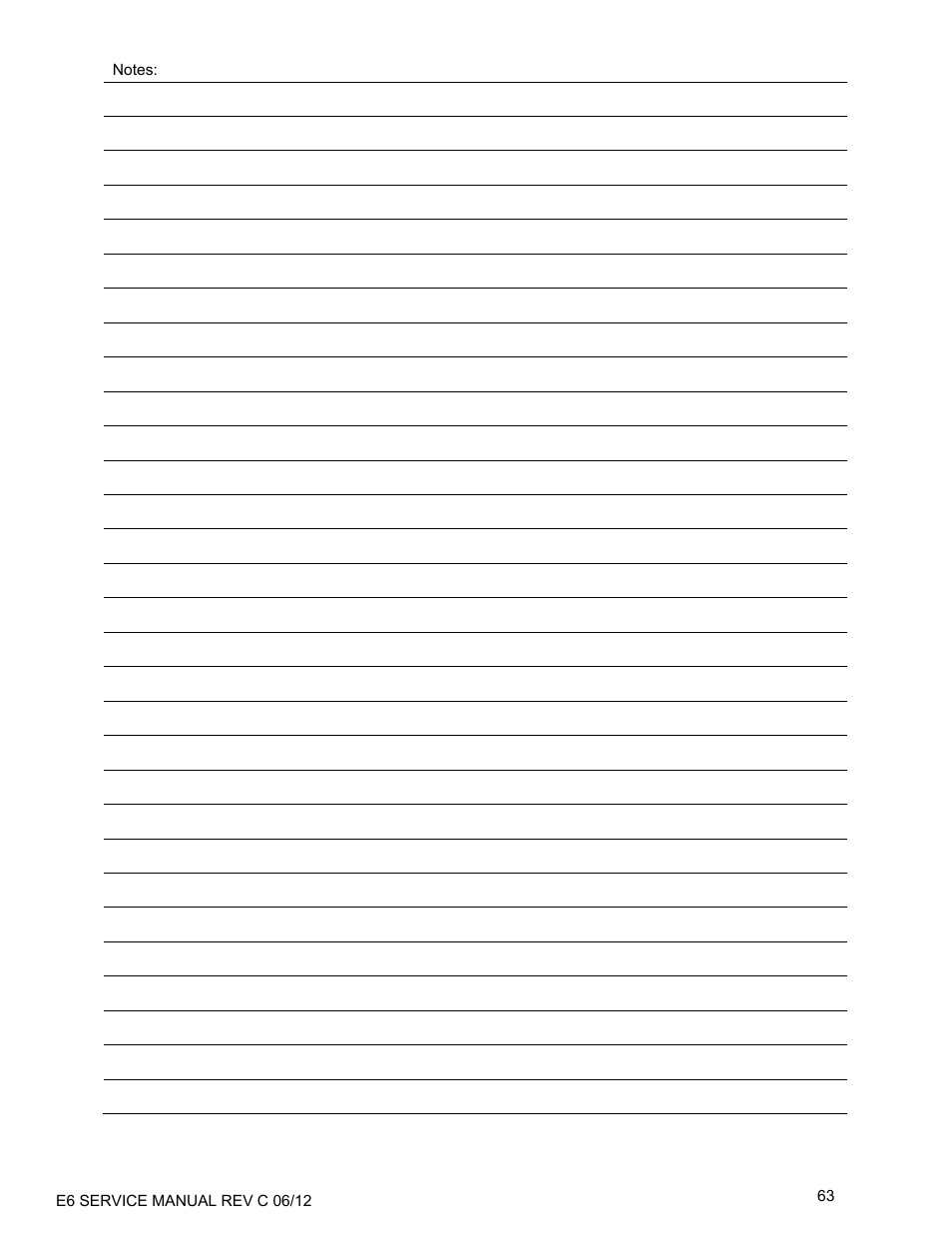 Merrychef eikon e6 User Manual | Page 63 / 64