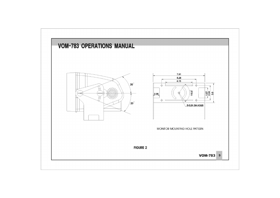 Vom-783 operations manual | ASA Electronics VOM-783 User Manual | Page 10 / 16