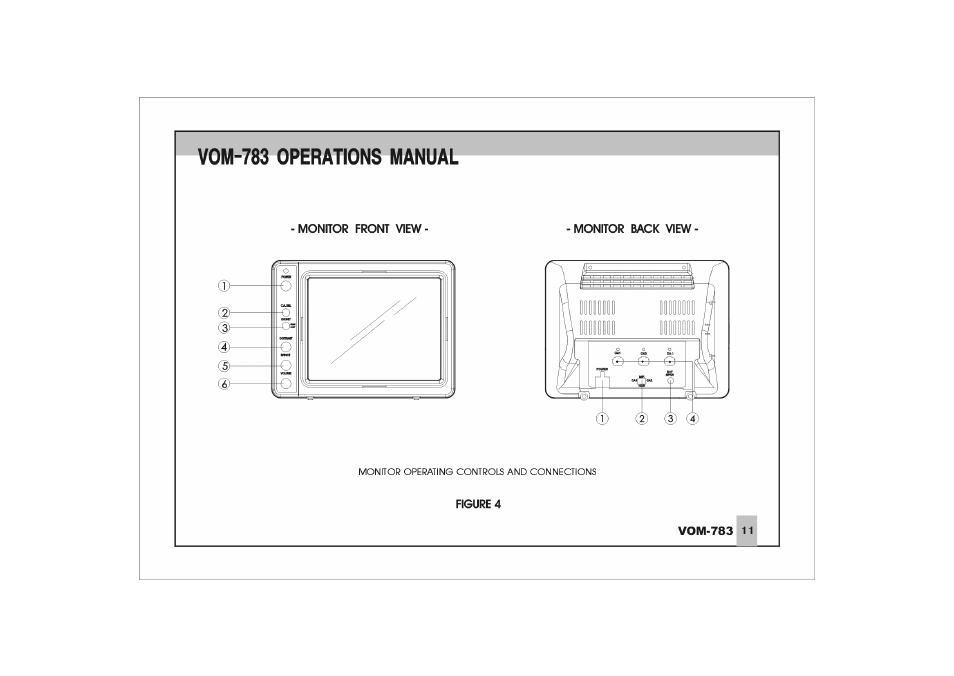 Vom-783 operations manual | ASA Electronics VOM-783 User Manual | Page 12 / 16