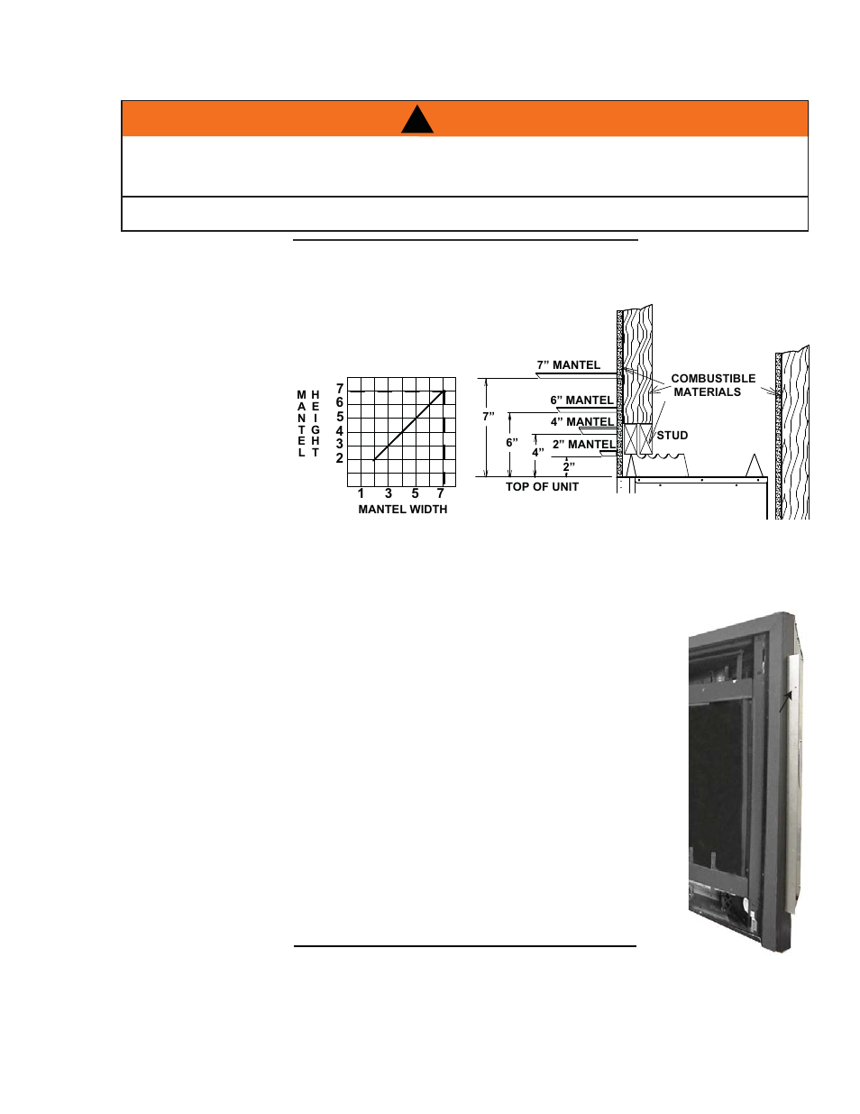 Warning | Napoleon Fireplaces GVF42 User Manual | Page 15 / 32