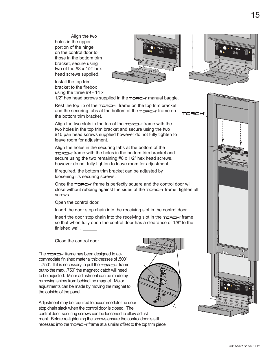 Napoleon Fireplaces Torch - GVFT8 User Manual | Page 15 / 28