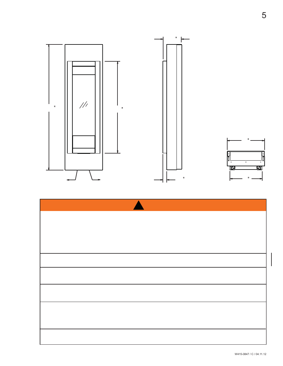 Warning | Napoleon Fireplaces Torch - GVFT8 User Manual | Page 5 / 28