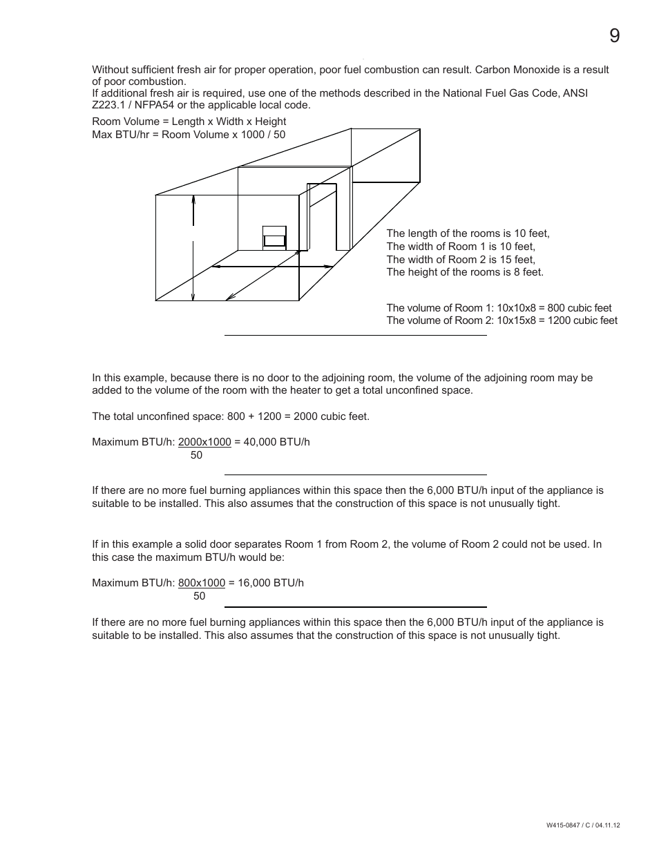 Napoleon Fireplaces Torch - GVFT8 User Manual | Page 9 / 28