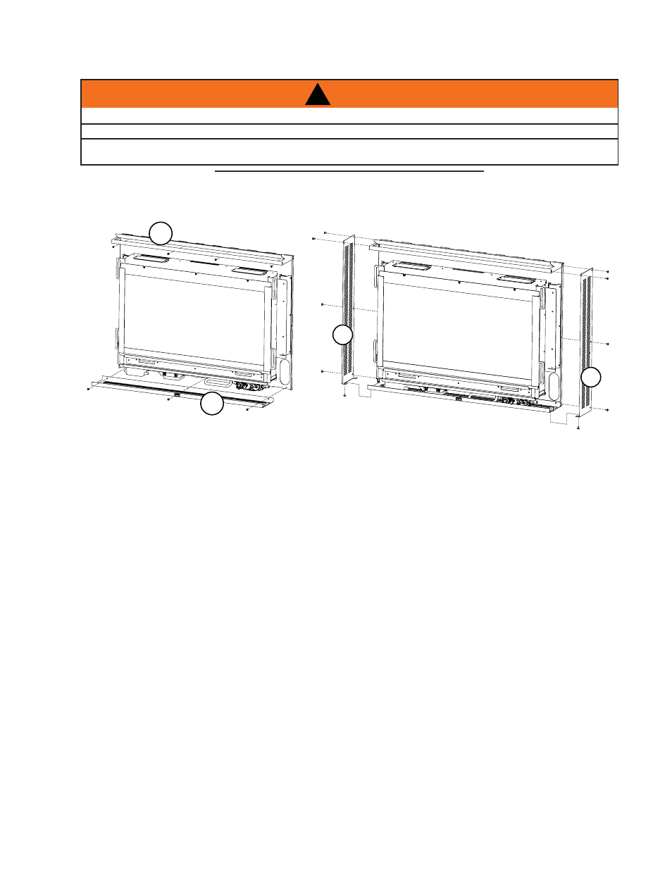Warning, 0 finishing | Napoleon Fireplaces Plazmafire 31 - WHVF31 User Manual | Page 14 / 28