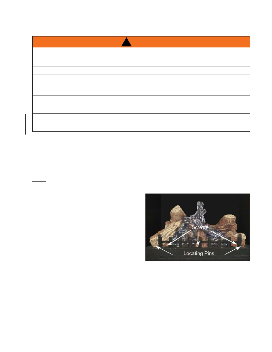 Warning | Napoleon Fireplaces GVF36 User Manual | Page 14 / 28