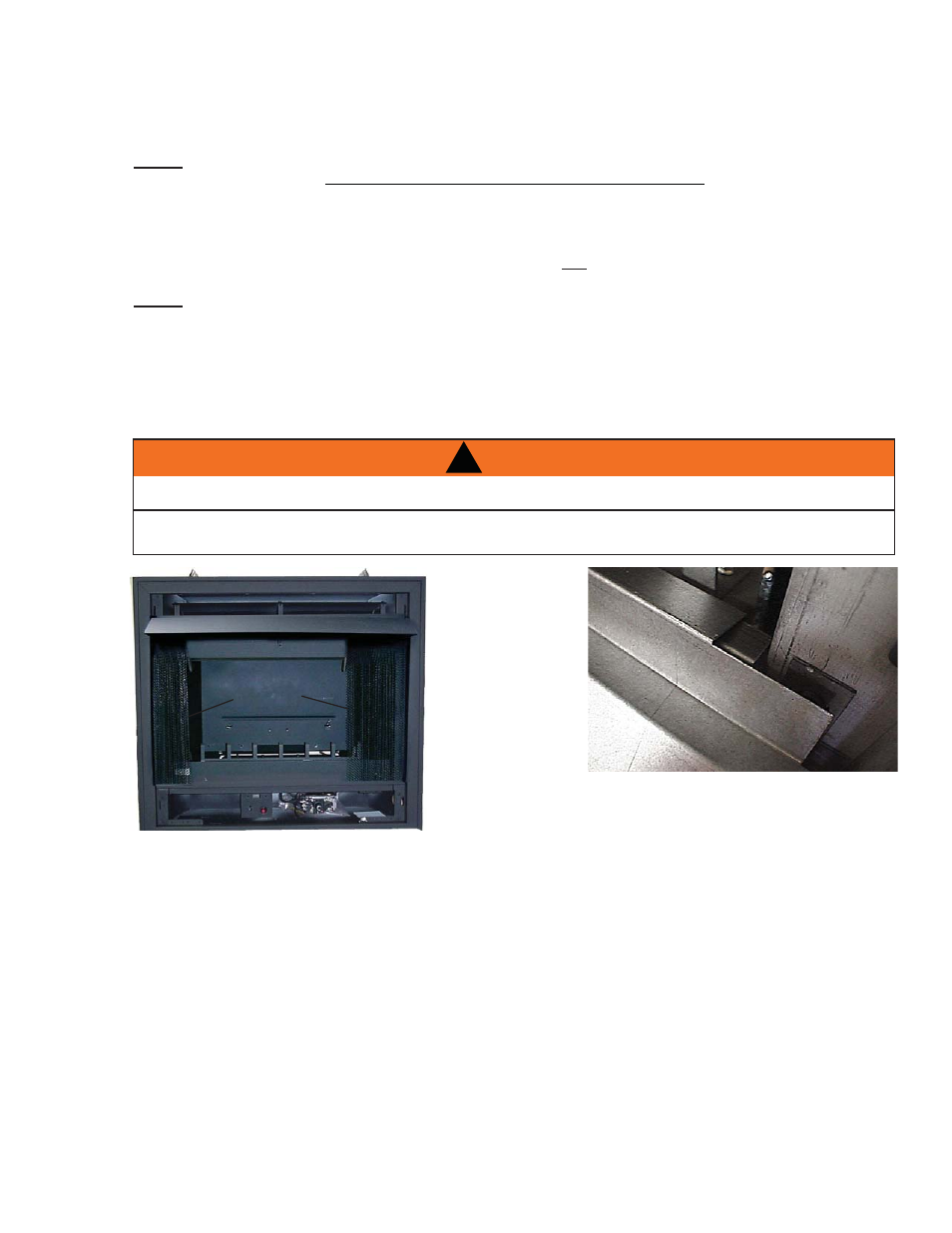 Warning | Napoleon Fireplaces GVF36 User Manual | Page 15 / 28