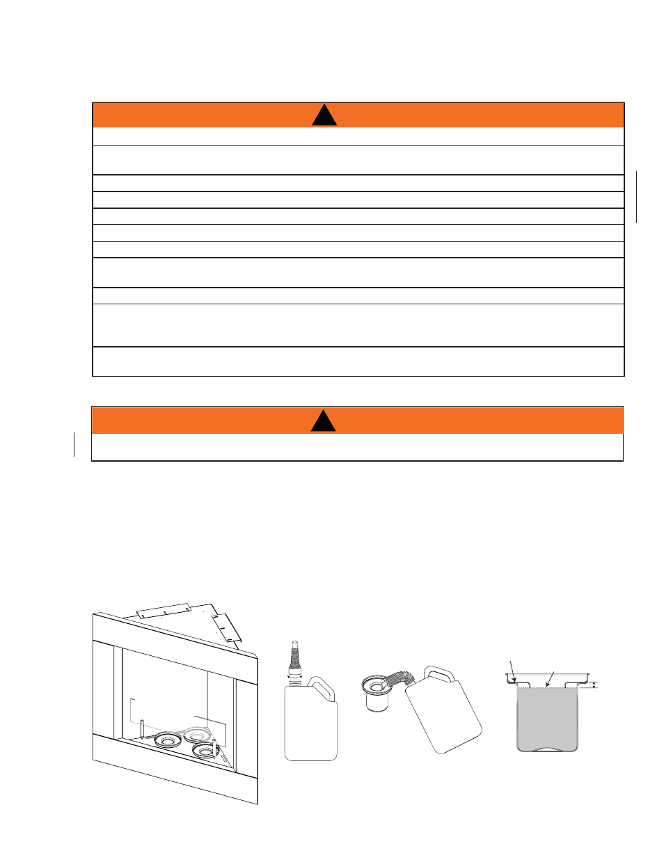 Warning, 0 operating instructions | Napoleon Fireplaces Corner Model – WMFE1 User Manual | Page 13 / 64