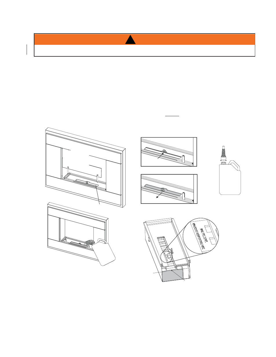 Warning | Napoleon Fireplaces Corner Model – WMFE1 User Manual | Page 14 / 64