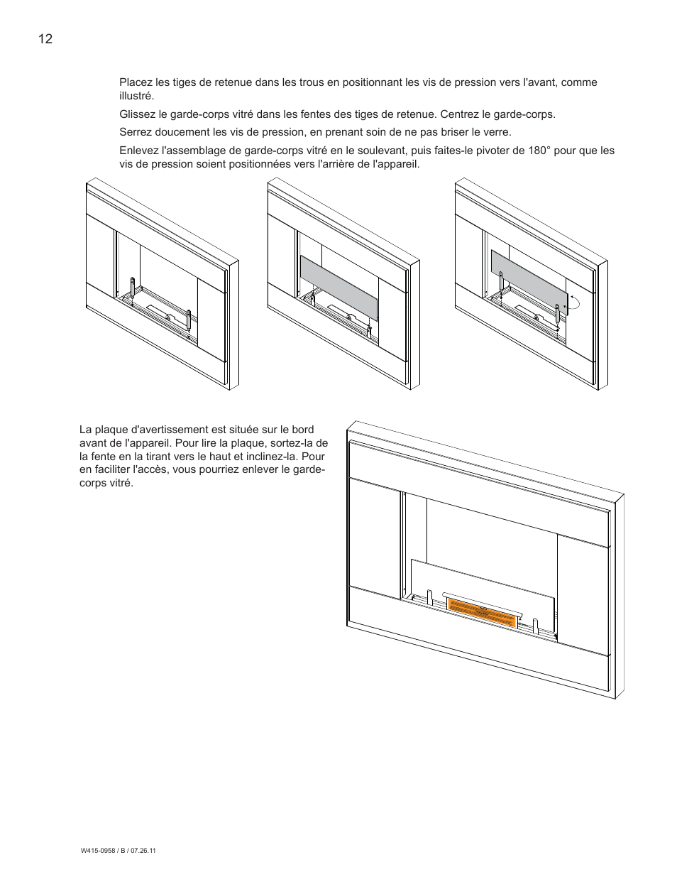 Napoleon Fireplaces Corner Model – WMFE1 User Manual | Page 32 / 64