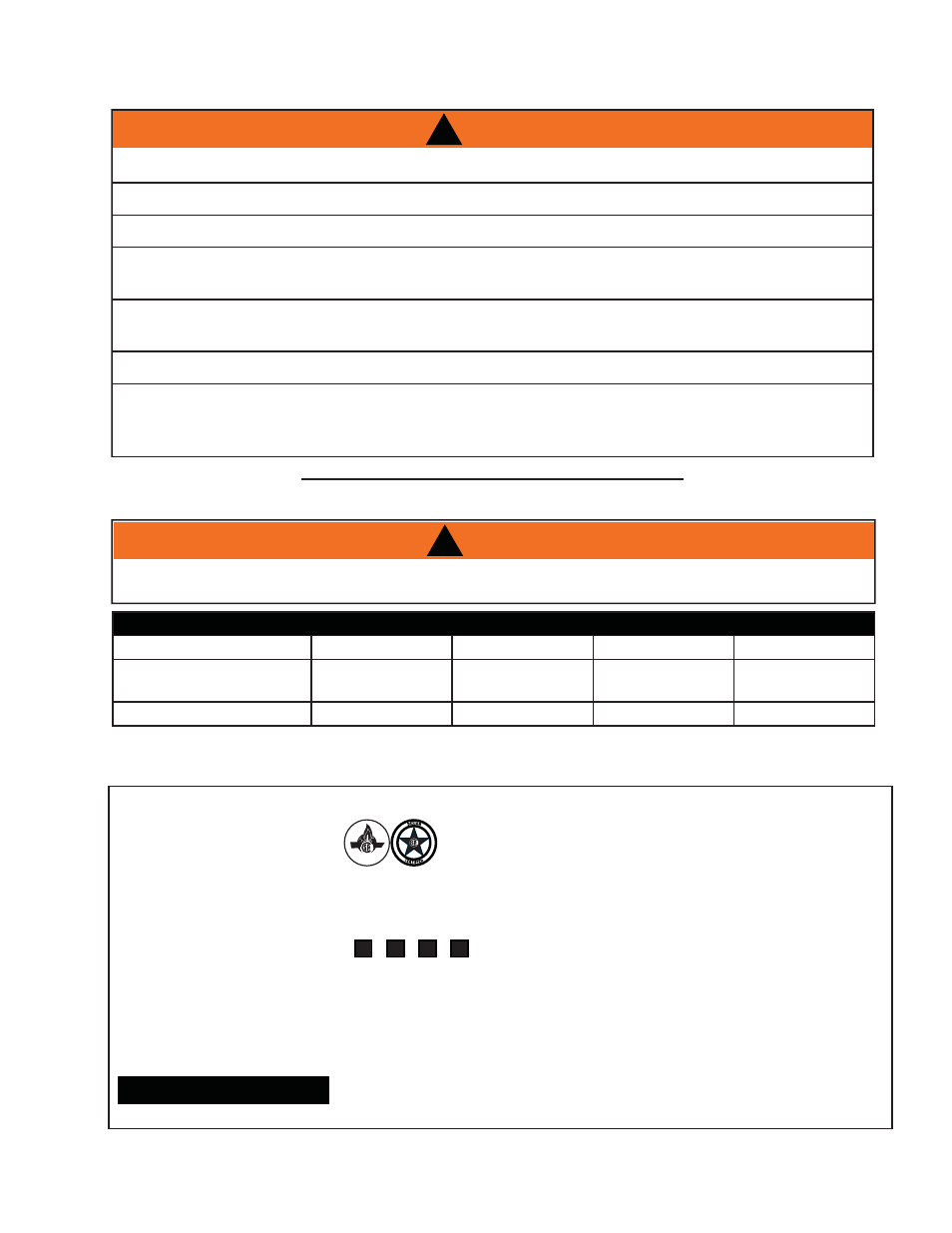 Sample, Warnung, 4 informationen zum leistungsschild | Napoleon Fireplaces Corner Model – WMFE1 User Manual | Page 50 / 64