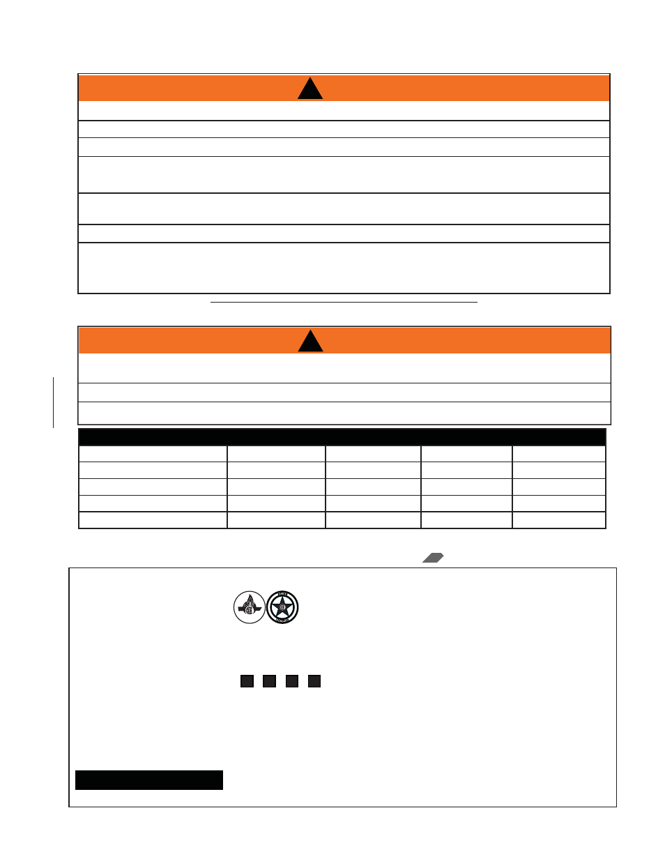 Sample, Warning, 2 general instructions | 3 general information, 4 rating plate information | Napoleon Fireplaces Corner Model – WMFE1 User Manual | Page 6 / 64