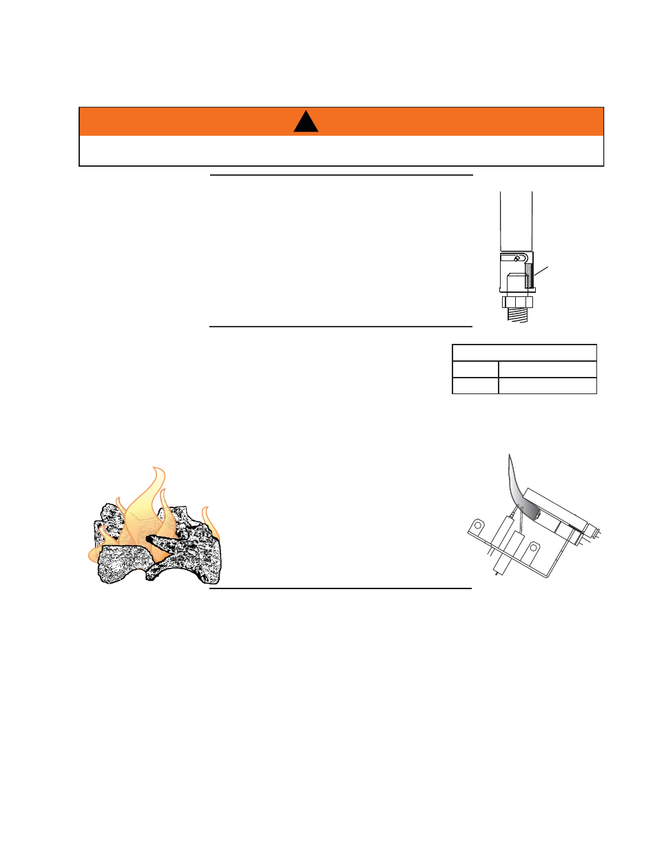 Warning, 0 adjustment | Napoleon Fireplaces Arlington - GVFS20 User Manual | Page 16 / 26