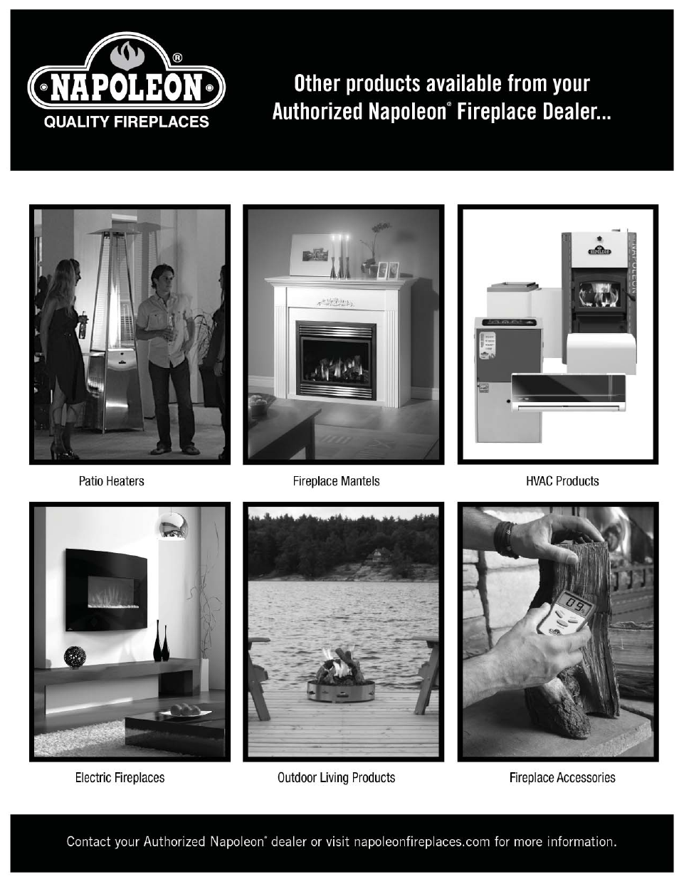 Napoleon Fireplaces Arlington - GVFS20 User Manual | Page 26 / 26