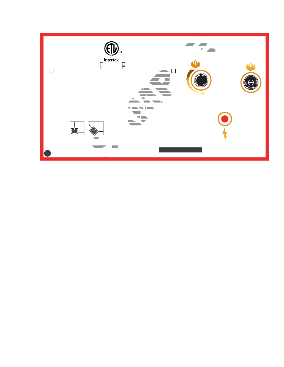 Sample, 4 rating plate information | Napoleon Fireplaces Arlington - GVFS20 User Manual | Page 7 / 26