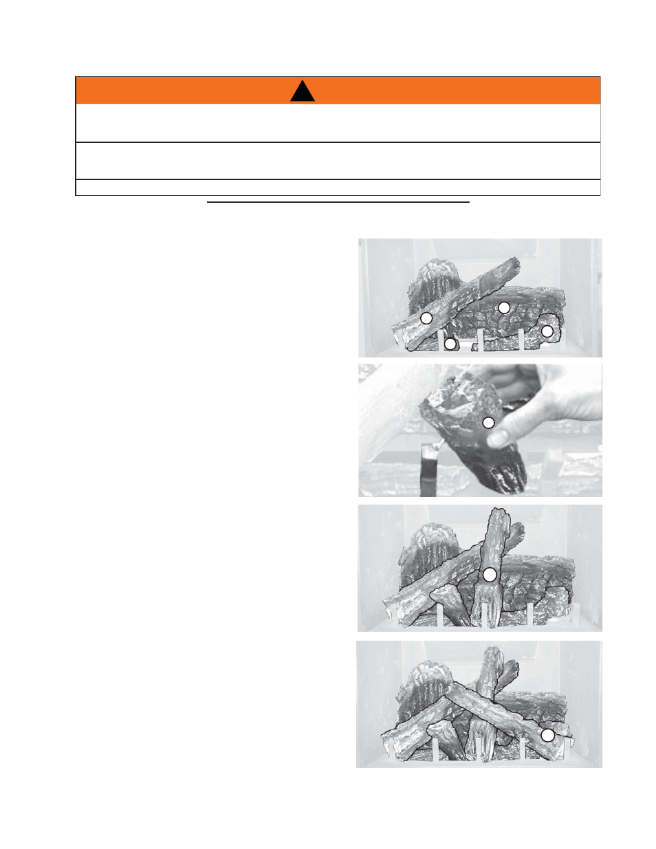 Warning | Napoleon Fireplaces GVFS60 User Manual | Page 12 / 24