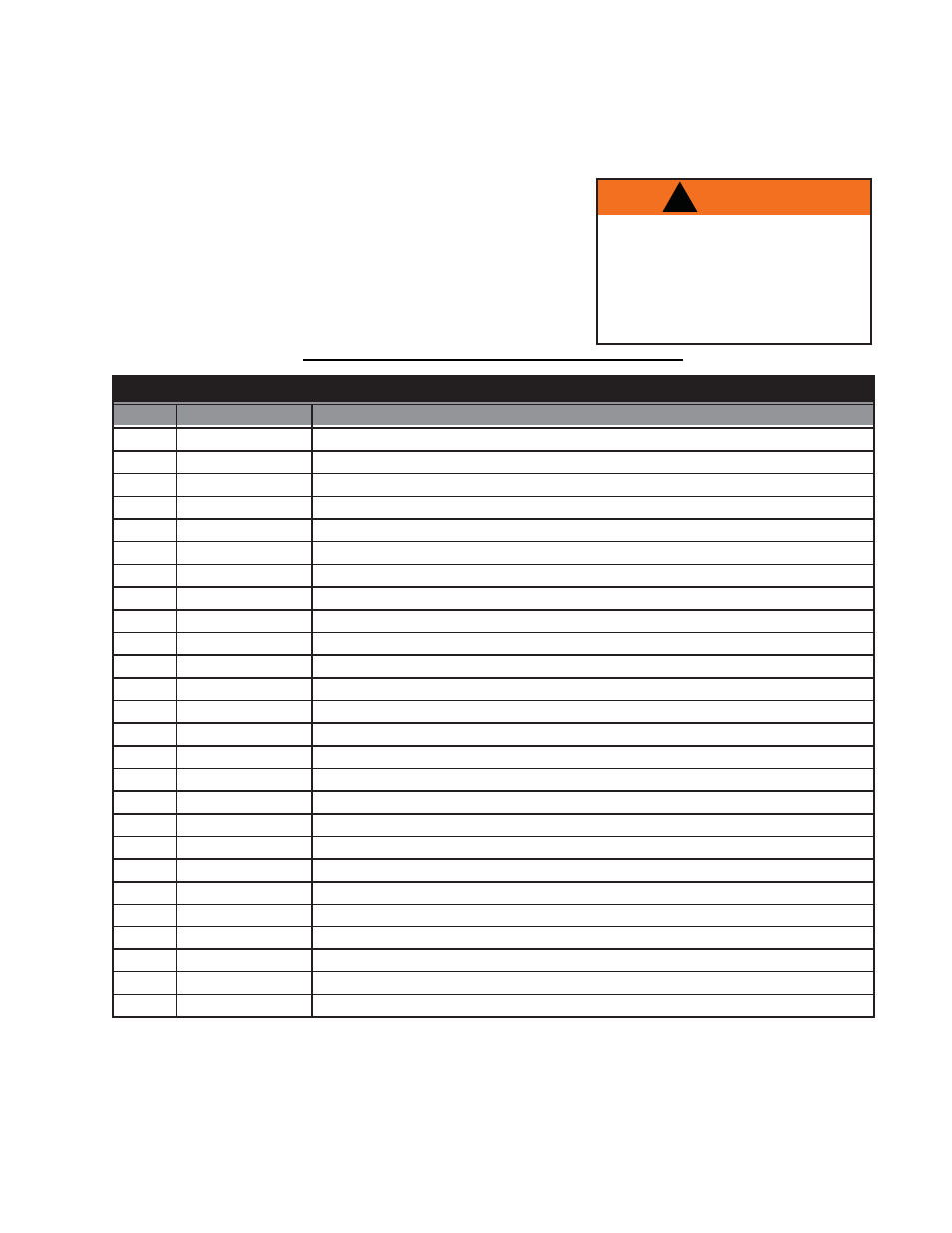 Warning, 0 replacements | Napoleon Fireplaces GVFS60 User Manual | Page 18 / 24
