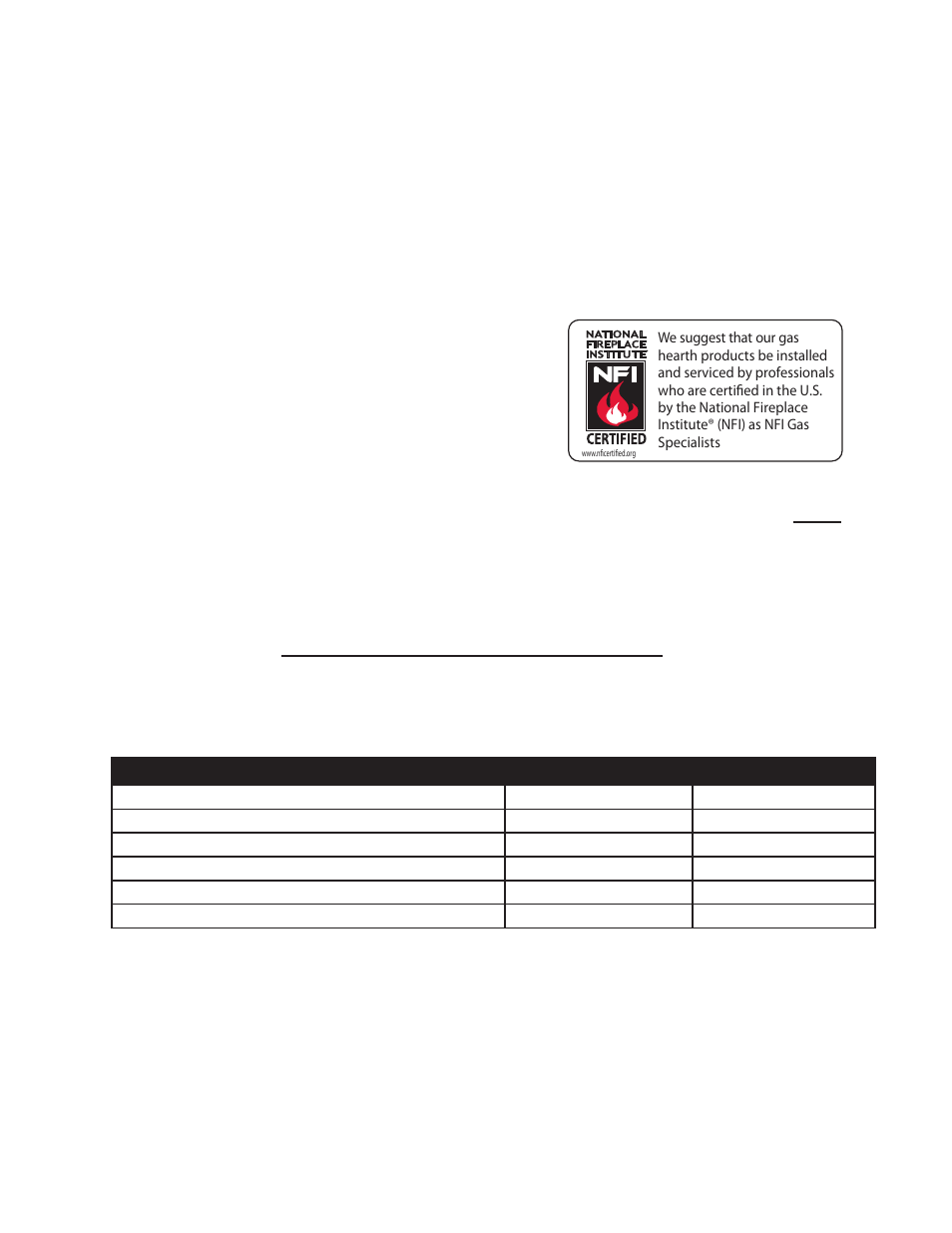 Napoleon Fireplaces GVFS60 User Manual | Page 6 / 24