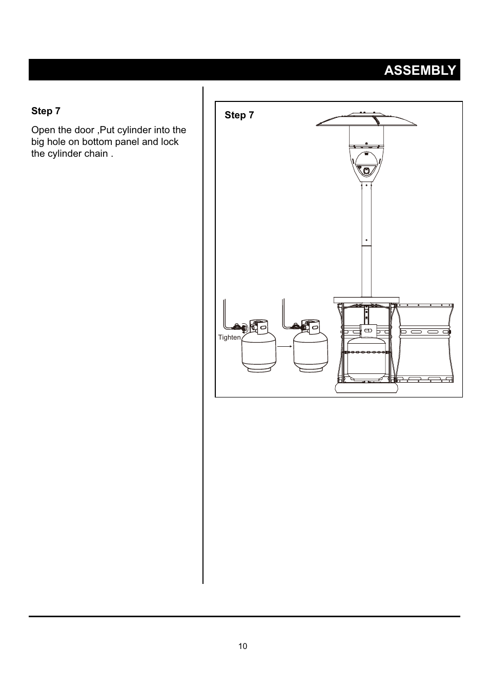 Assembly | Napoleon Fireplaces PTH40PGM User Manual | Page 10 / 20