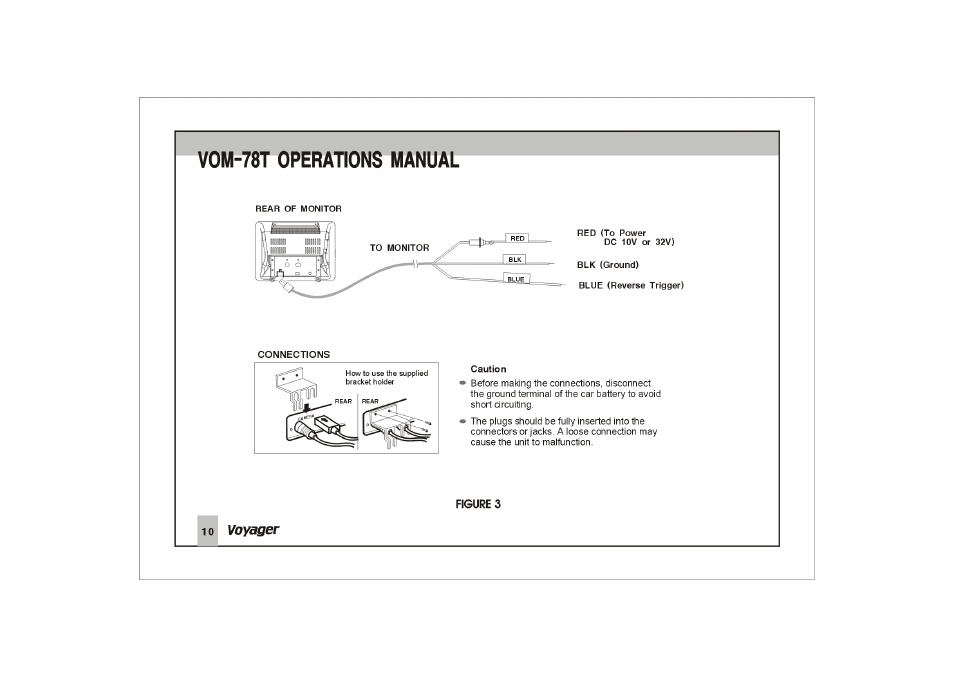 Vom-78t operations manual | ASA Electronics Voyager VOM78T User Manual | Page 11 / 16