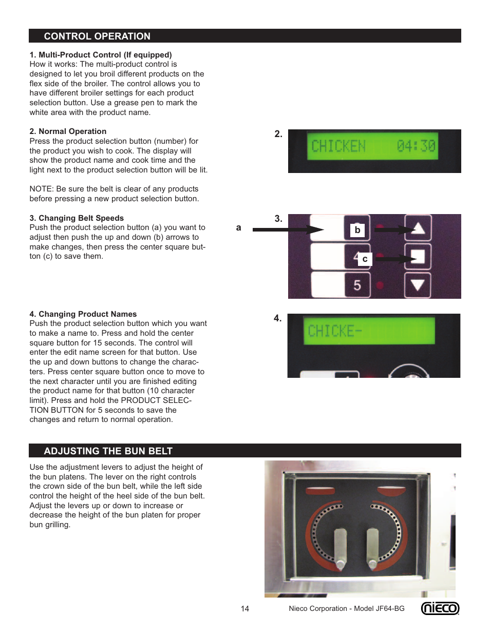 Nieco JF64-BG User Manual | Page 14 / 35