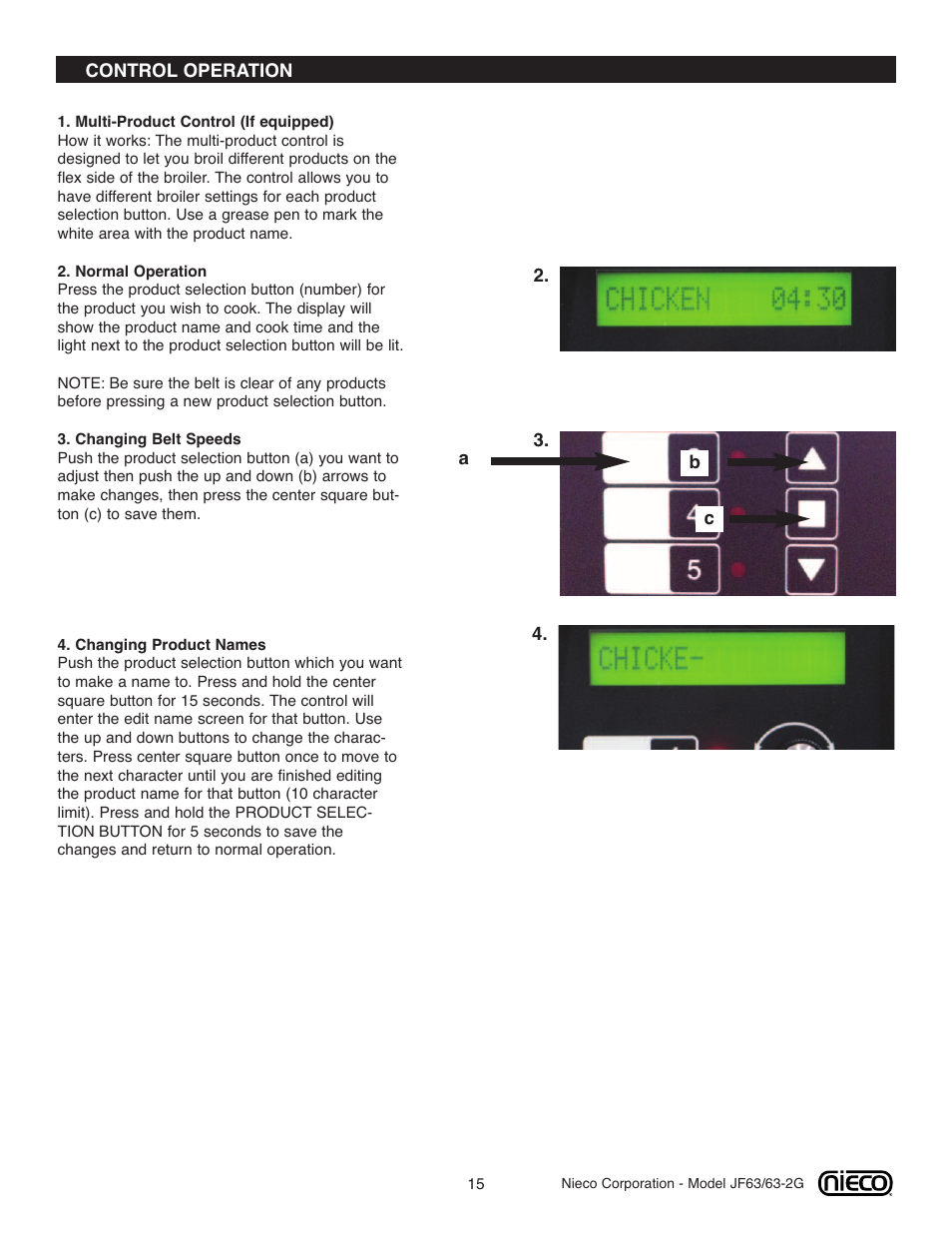 Nieco JF63 User Manual | Page 15 / 40