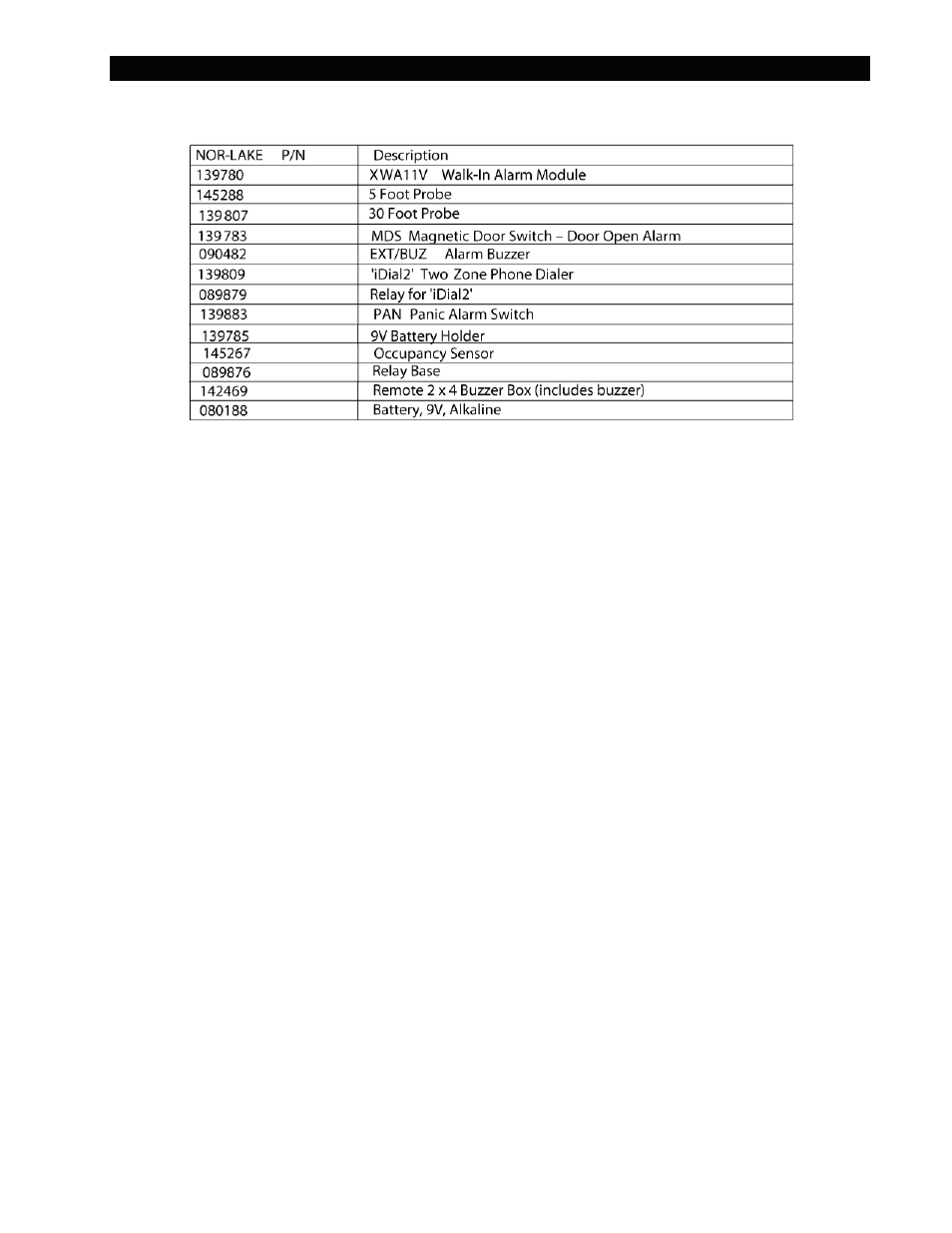 Operating instructions alarm/light module xwa11v | Nor-Lake NL708 Door Alarm User Manual | Page 11 / 18