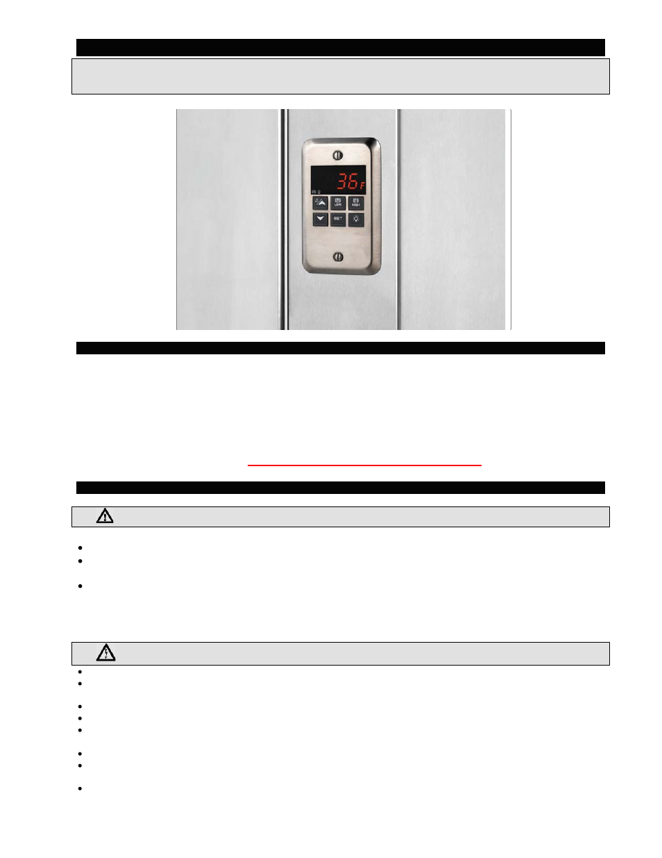 Operating instructions alarm/light module xwa11v, Xwa11v | Nor-Lake NL708 Door Alarm User Manual | Page 2 / 18