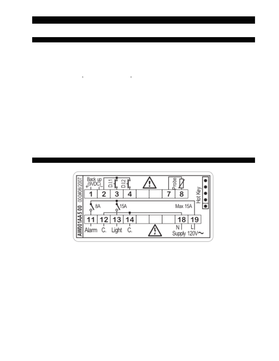 Operating instructions alarm/light module xwa11v | Nor-Lake NL708 Door Alarm User Manual | Page 7 / 18