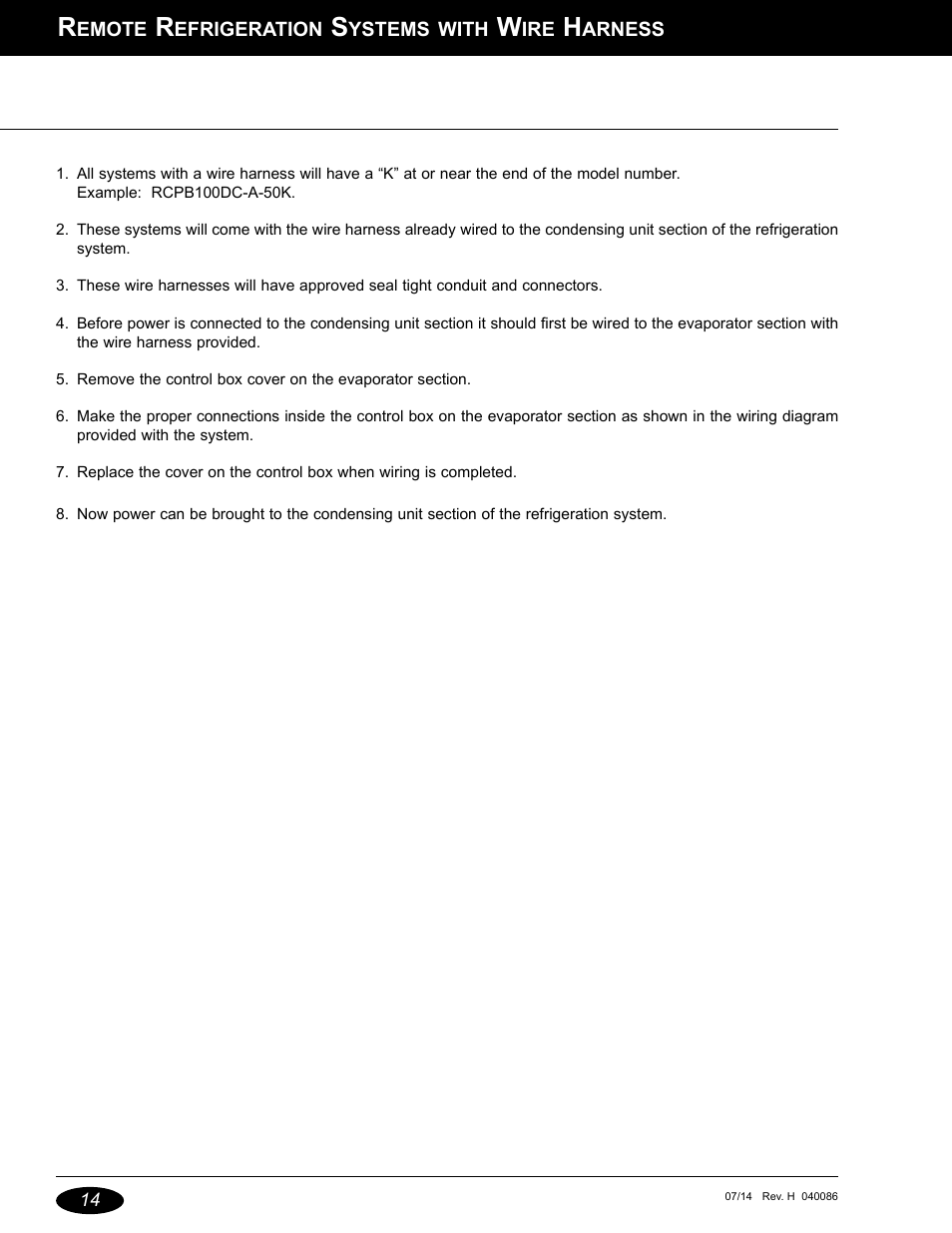 Nor-Lake Capsule Pak Refrigeration Systems User Manual | Page 14 / 44