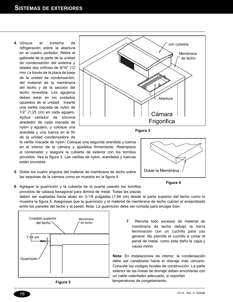 Cámara frigorifica | Nor-Lake Capsule Pak Refrigeration Systems User Manual | Page 38 / 44
