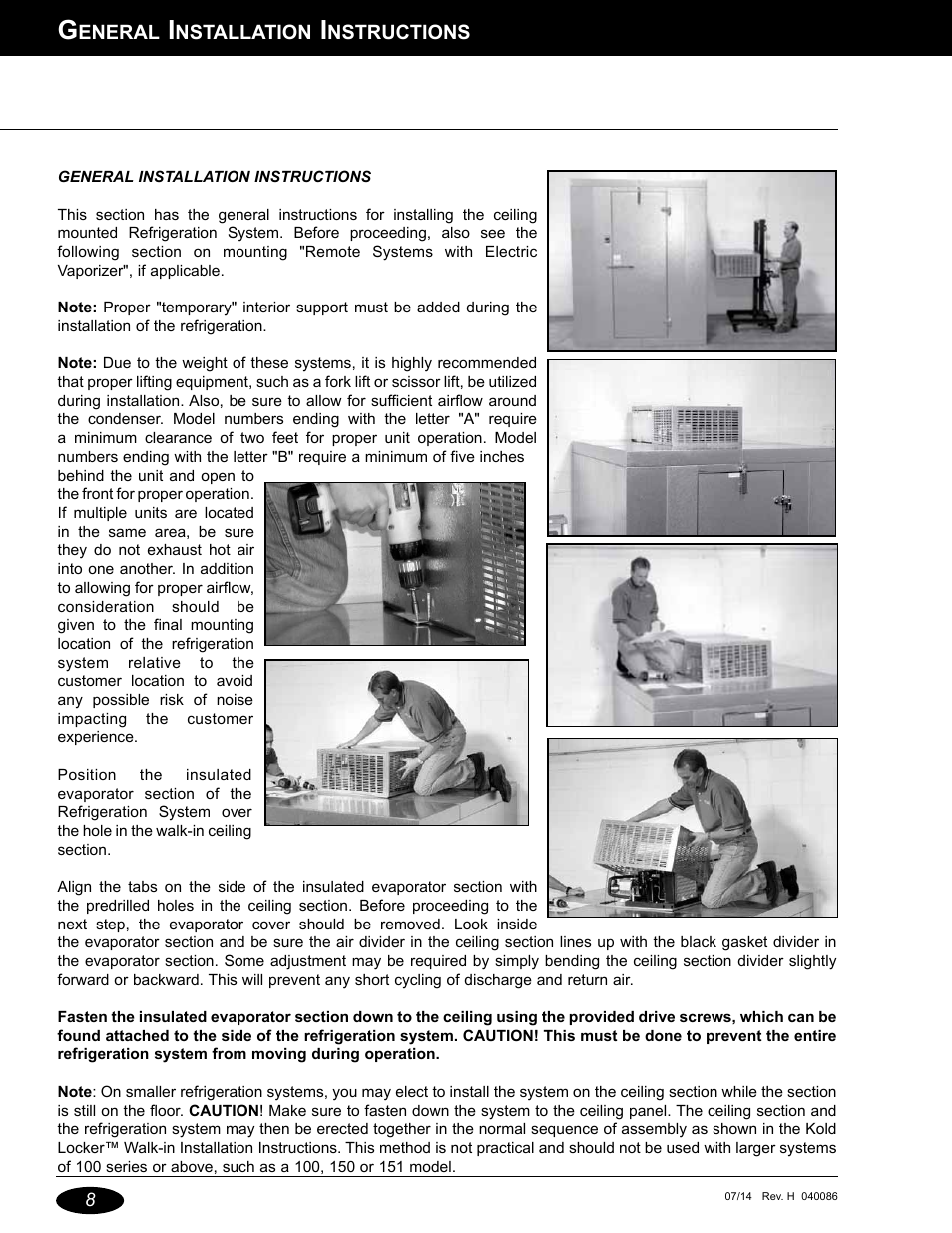 Nor-Lake Capsule Pak Refrigeration Systems User Manual | Page 8 / 44