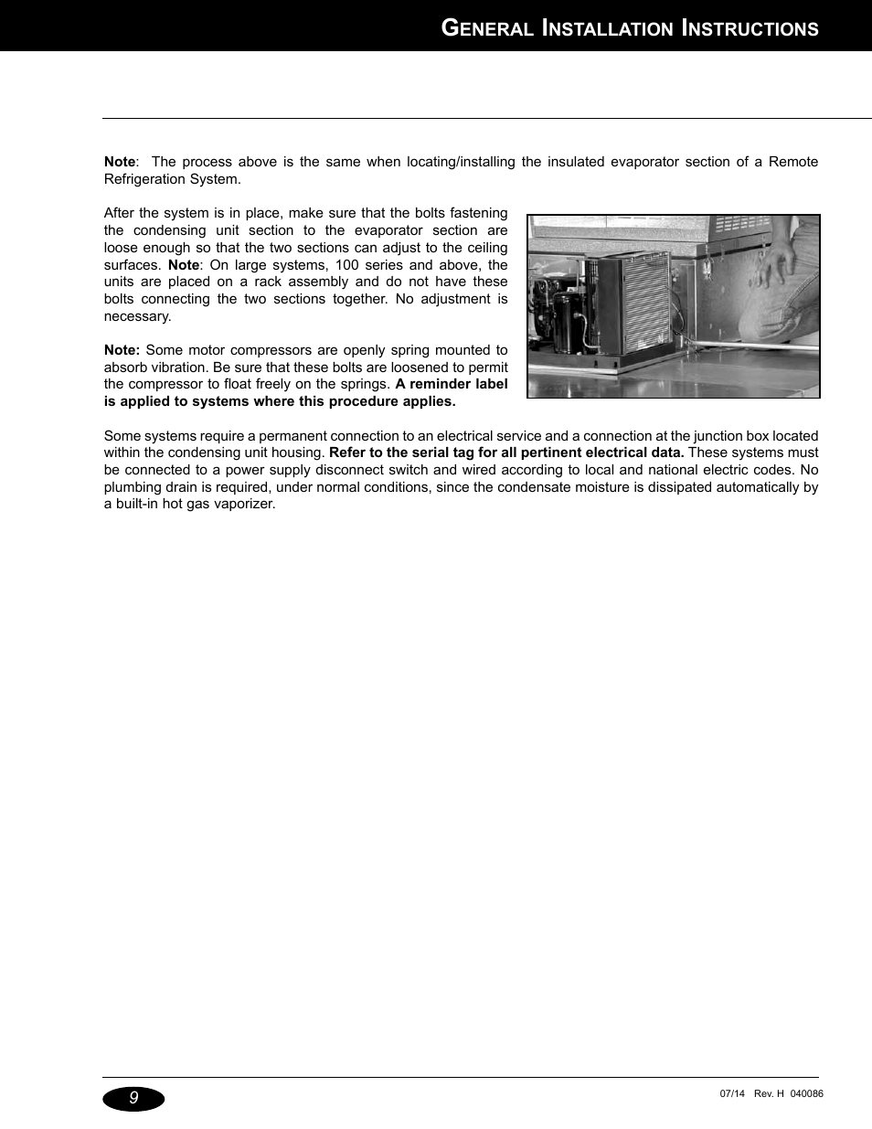 Nor-Lake Capsule Pak Refrigeration Systems User Manual | Page 9 / 44