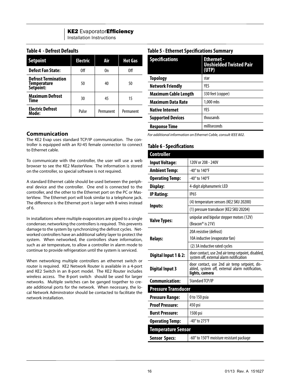 Nor-Lake Enviro-Control IOM User Manual | Page 16 / 16