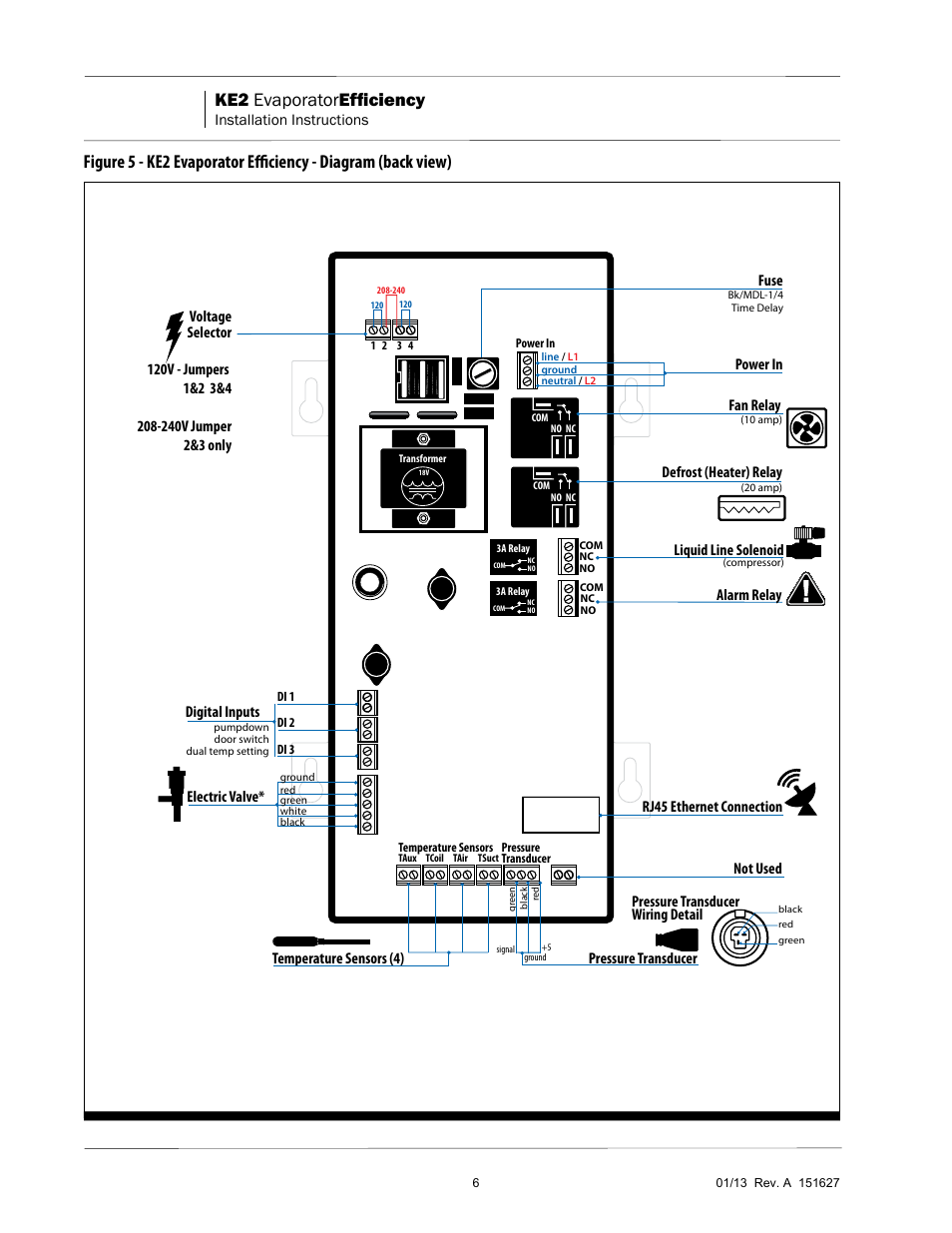 Ke2 evaporator efficiency | Nor-Lake Enviro-Control IOM User Manual | Page 6 / 16