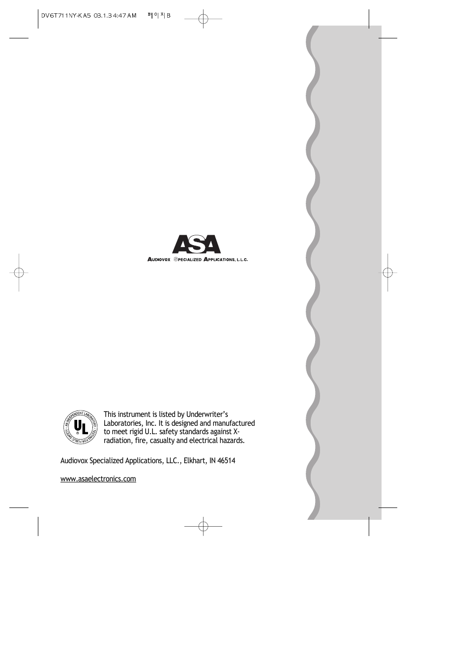 ASA Electronics DVDVCP01 User Manual | Page 2 / 40