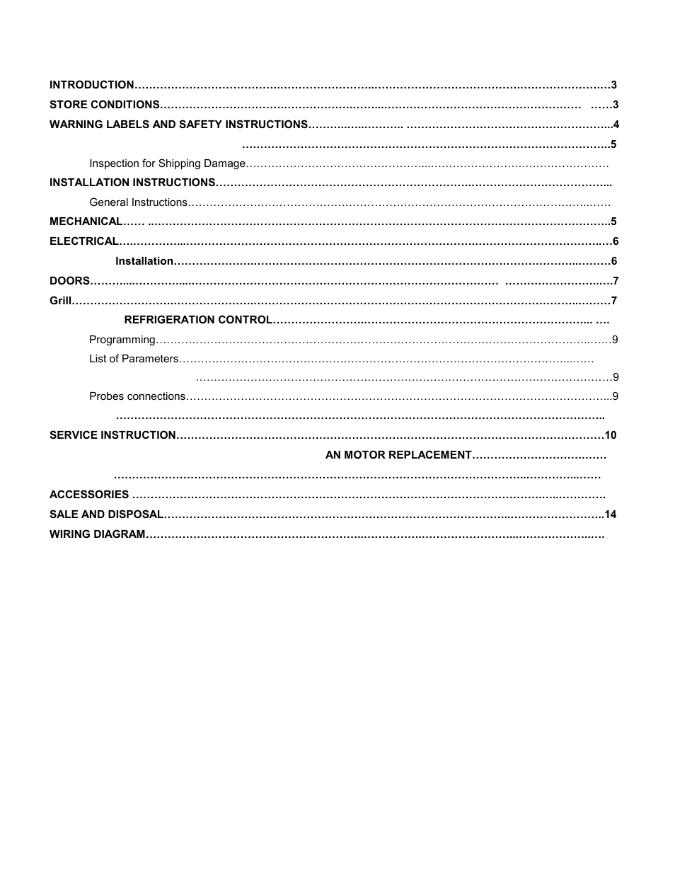 Nor-Lake AdvantEDGE Full Line Merchandiser Freezers User Manual | Page 2 / 15