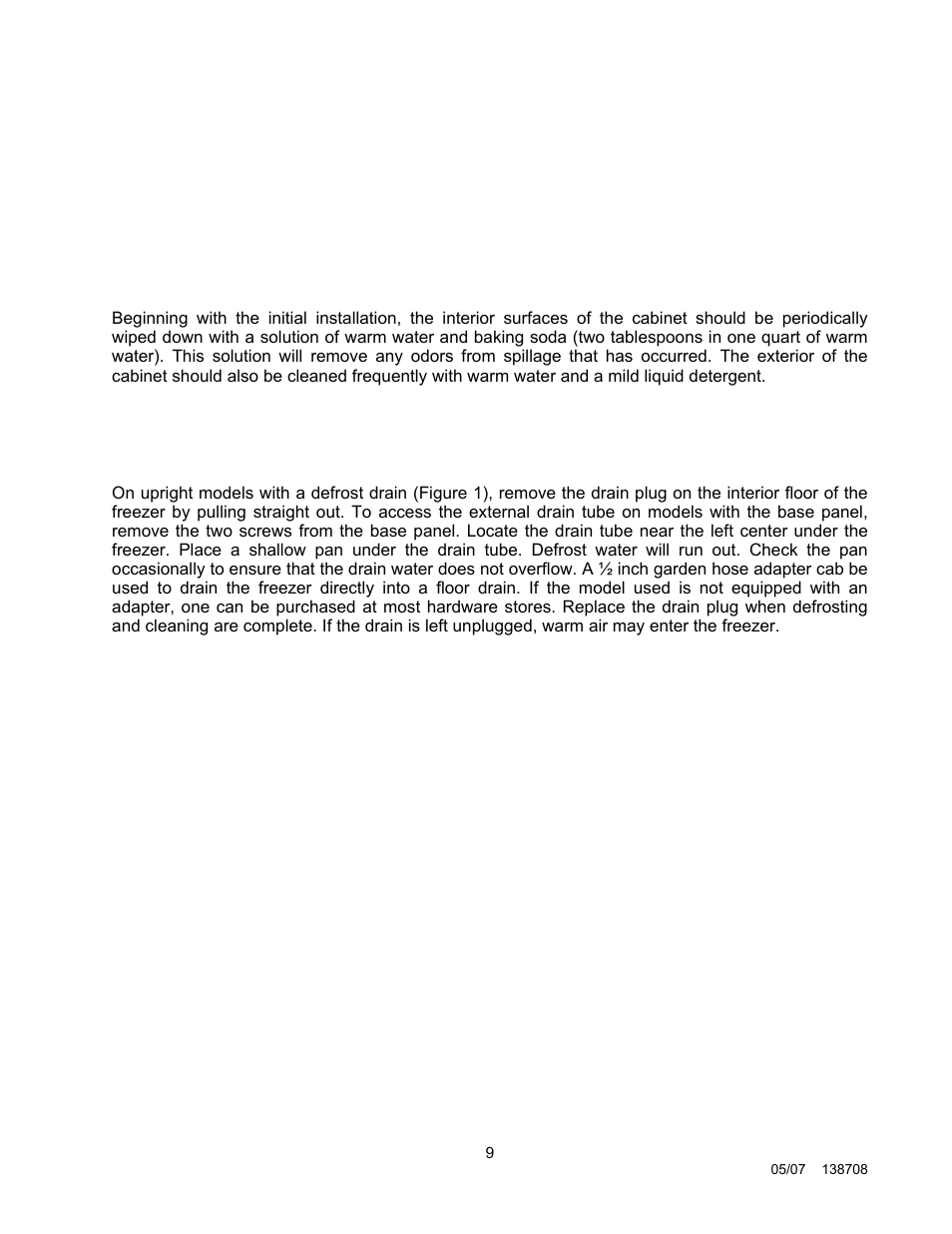 Periodic cleaning, Maintenance | Nor-Lake General Purpose Lab Ref-Fzr User Manual | Page 9 / 10