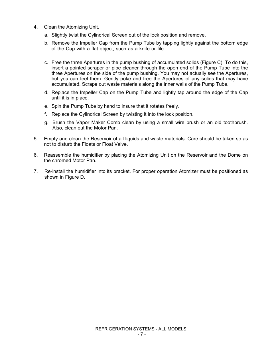 Nor-Lake Stability Chambers User Manual | Page 7 / 8