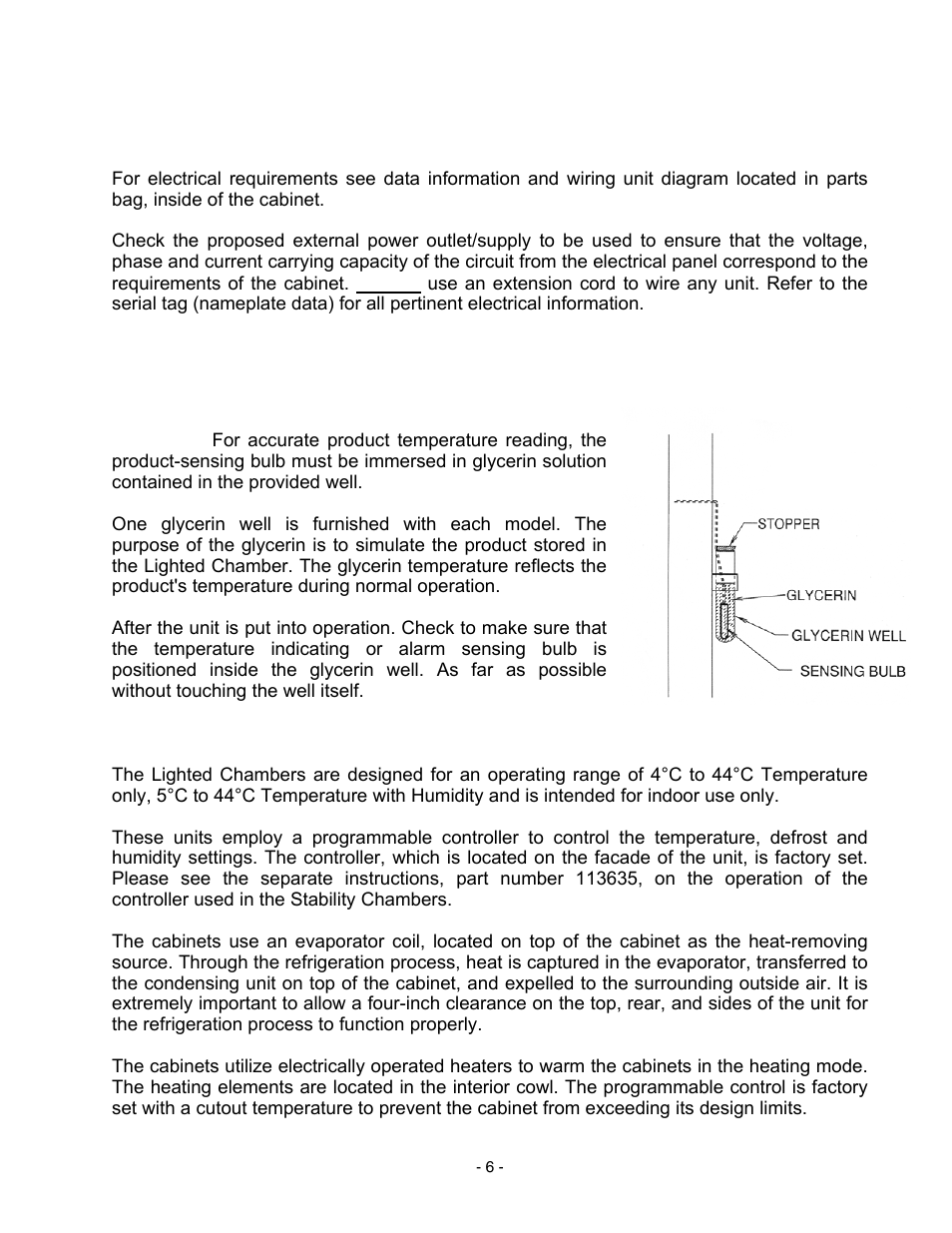 Nor-Lake Lighted Chambers User Manual | Page 6 / 12
