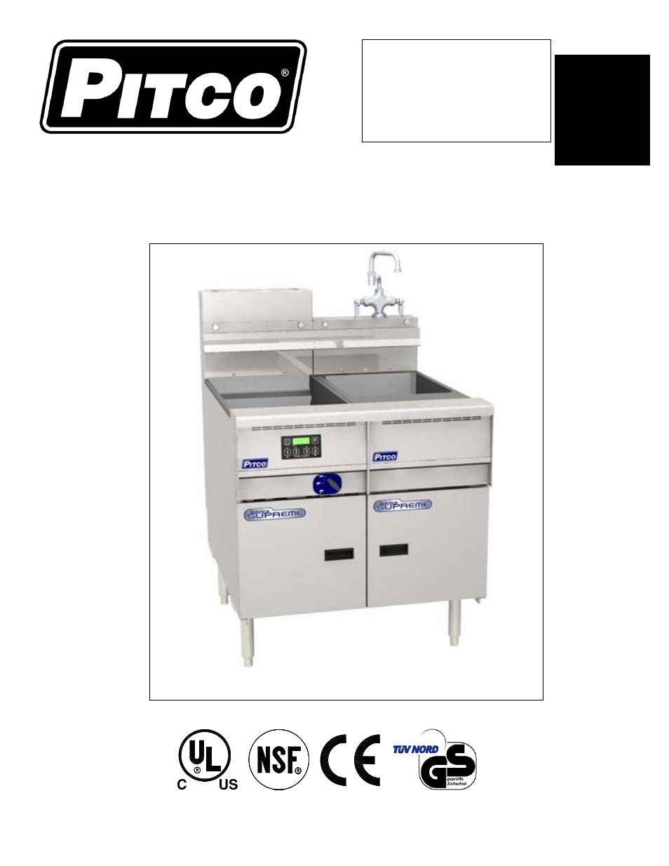 Pitco Frialator SSPE14 Electric Pasta EN User Manual | 24 pages