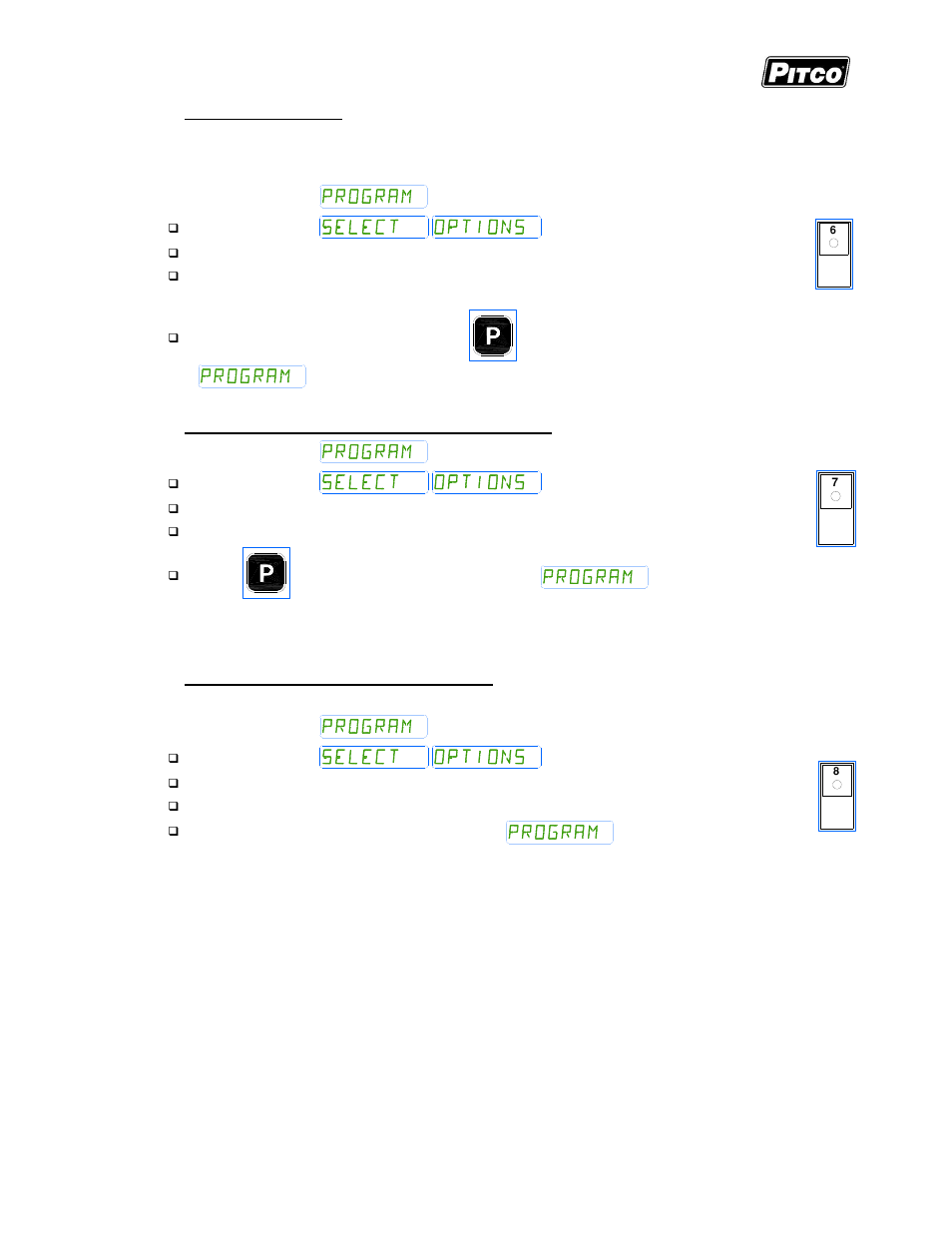 Pitco Frialator I12+ Cooking Computer for ROV Fryers User Manual | Page 21 / 32