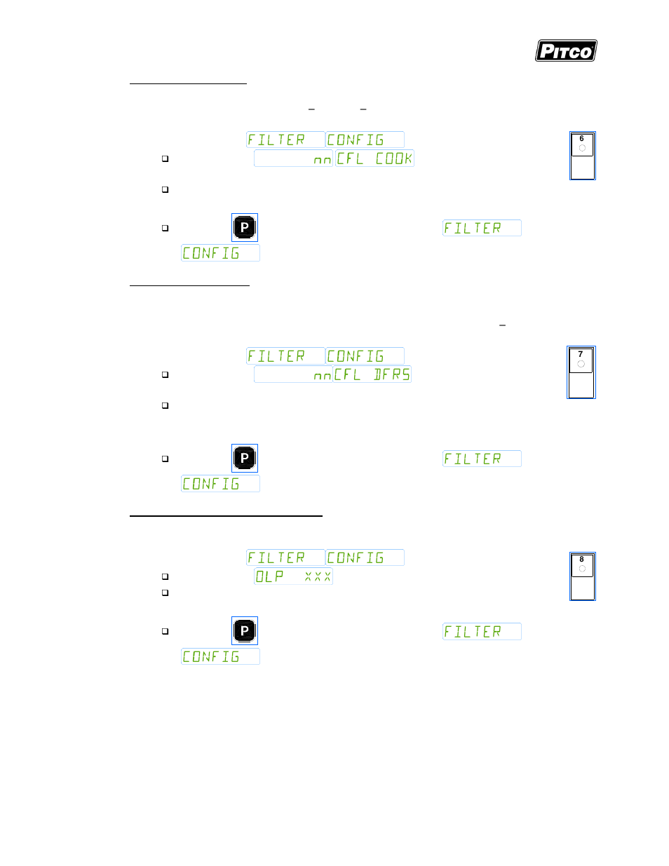 Pitco Frialator I12+ Cooking Computer for ROV Fryers User Manual | Page 24 / 32