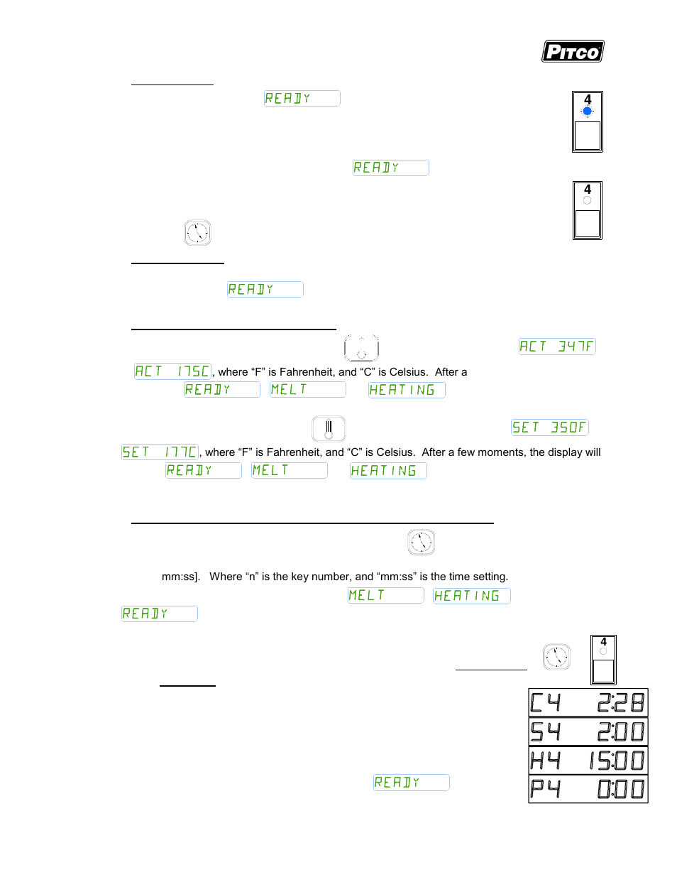 Pitco Frialator I12+ Cooking Computer for ROV Fryers User Manual | Page 5 / 32